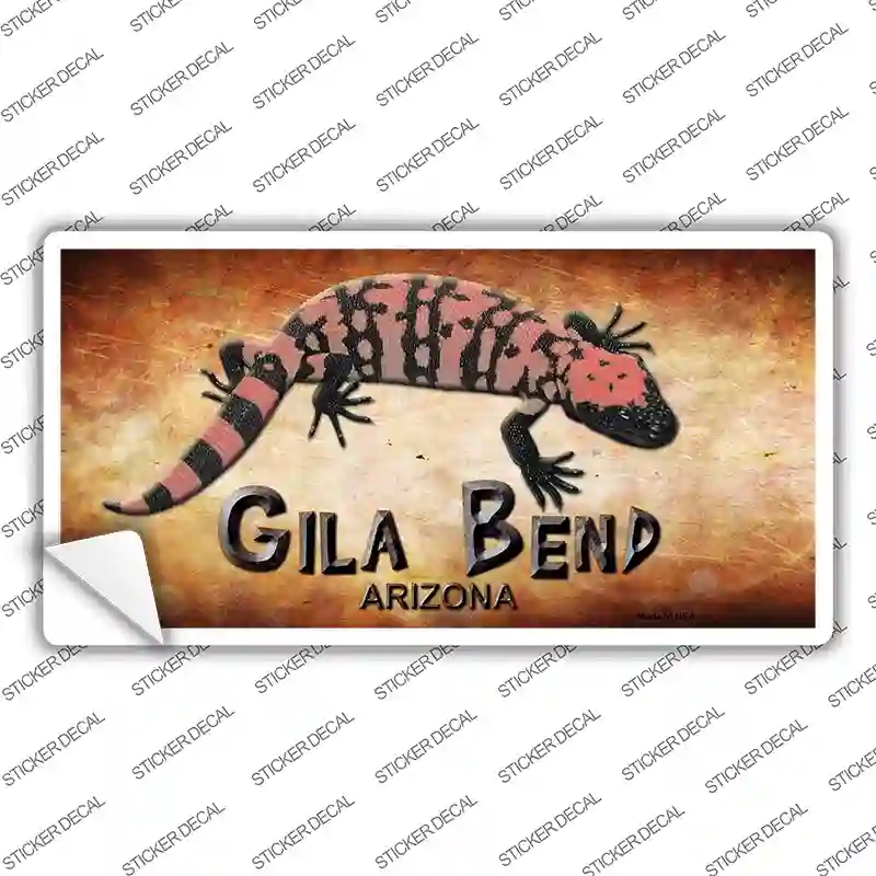 LP-8220s-S Gila Bend Gila Monster Novelty Sticker Decal, Small