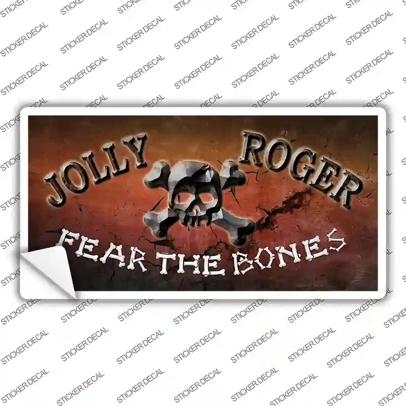 LP-8222s-XL Fear the Bones Novelty Sticker Decal, Extra Large