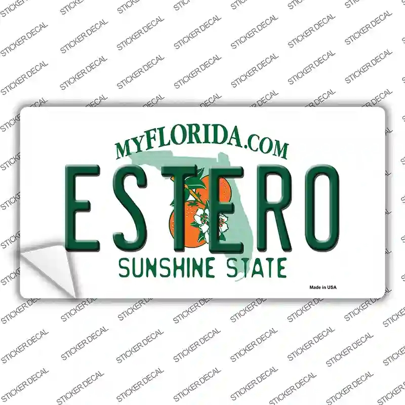 LP-8271s-XL Estero Sunshine State Novelty Sticker Decal, Extra Large