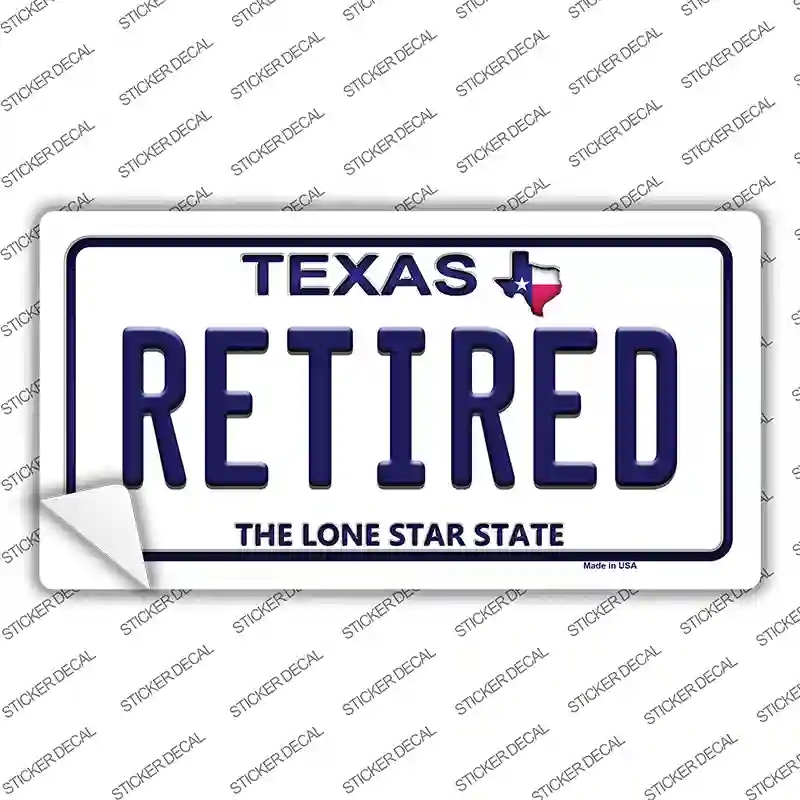 LP-9389s-L Retired Texas Novelty Sticker Decal, Large