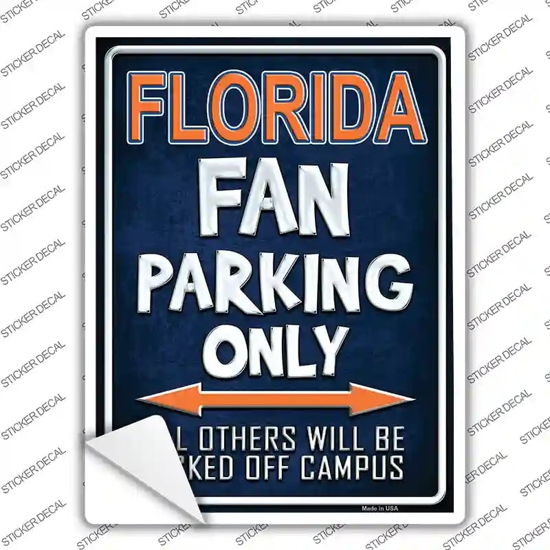 P-275s-S Florida Novelty Rectangle Sticker Decal, Small