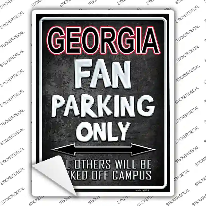 P-277s-S Georgia Novelty Rectangle Sticker Decal, Small