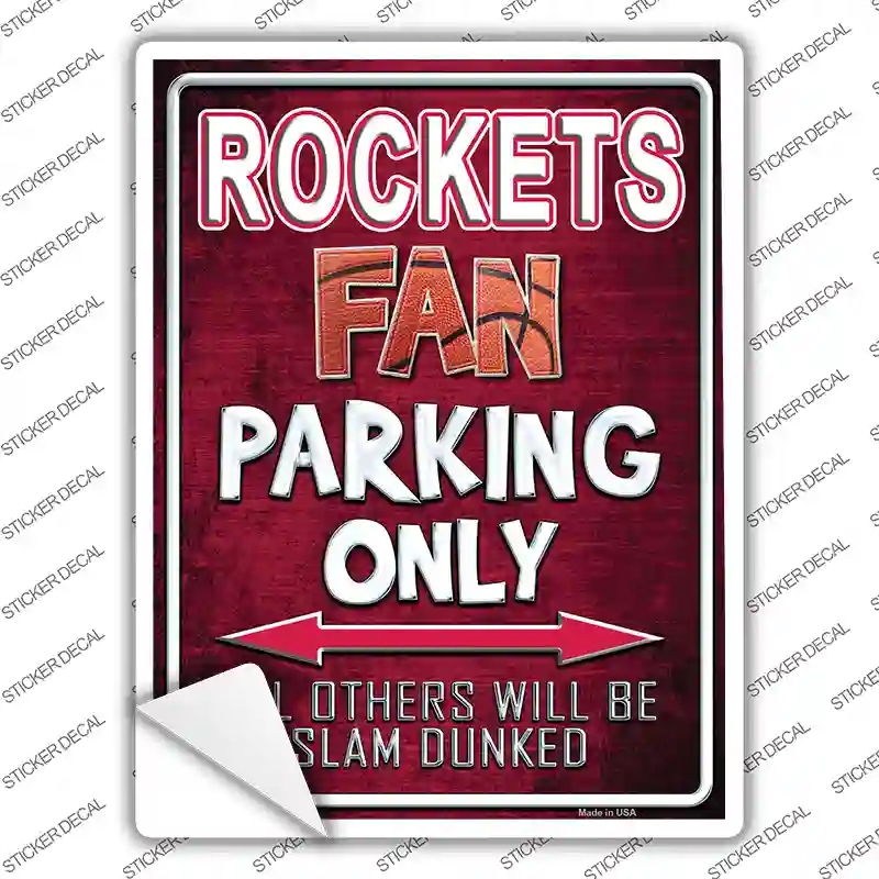 P-261s-L Rockets Novelty Rectangle Sticker Decal, Large