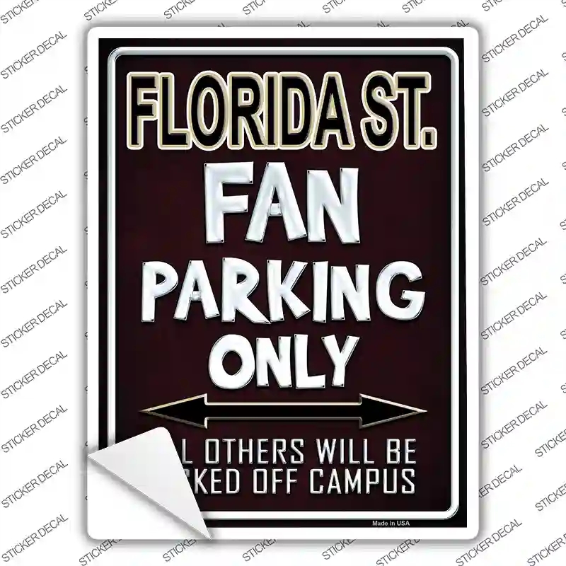 P-276s-S Florida State Novelty Rectangle Sticker Decal, Small