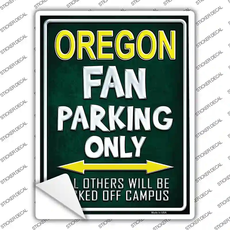 P-293s-S Oregon Novelty Rectangle Sticker Decal, Small