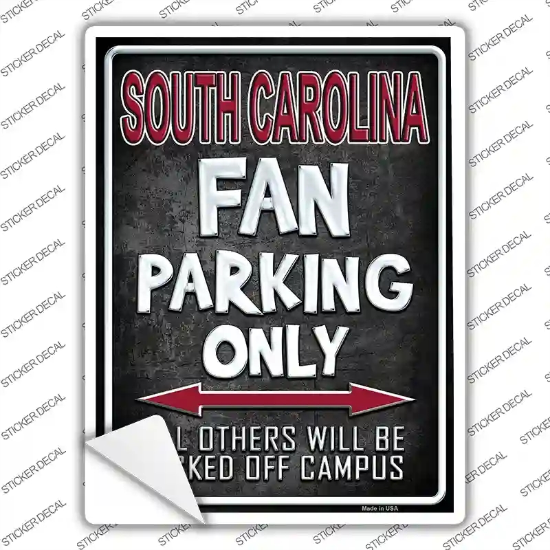 P-295s-L South Carolina Novelty Rectangle Sticker Decal, Large