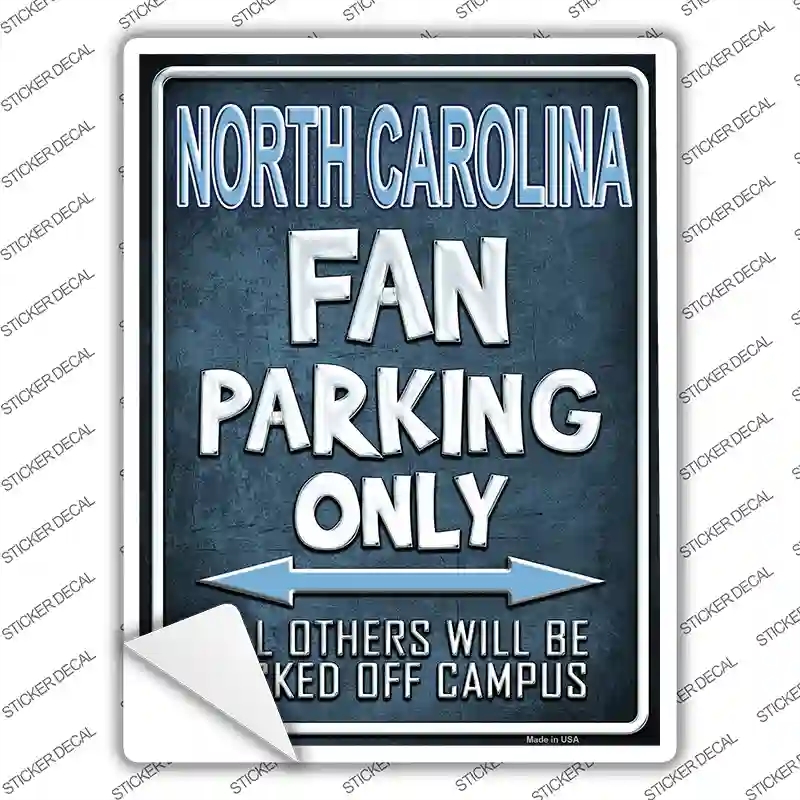 P-300s-XL North Carolina Novelty Rectangle Sticker Decal, Extra Large