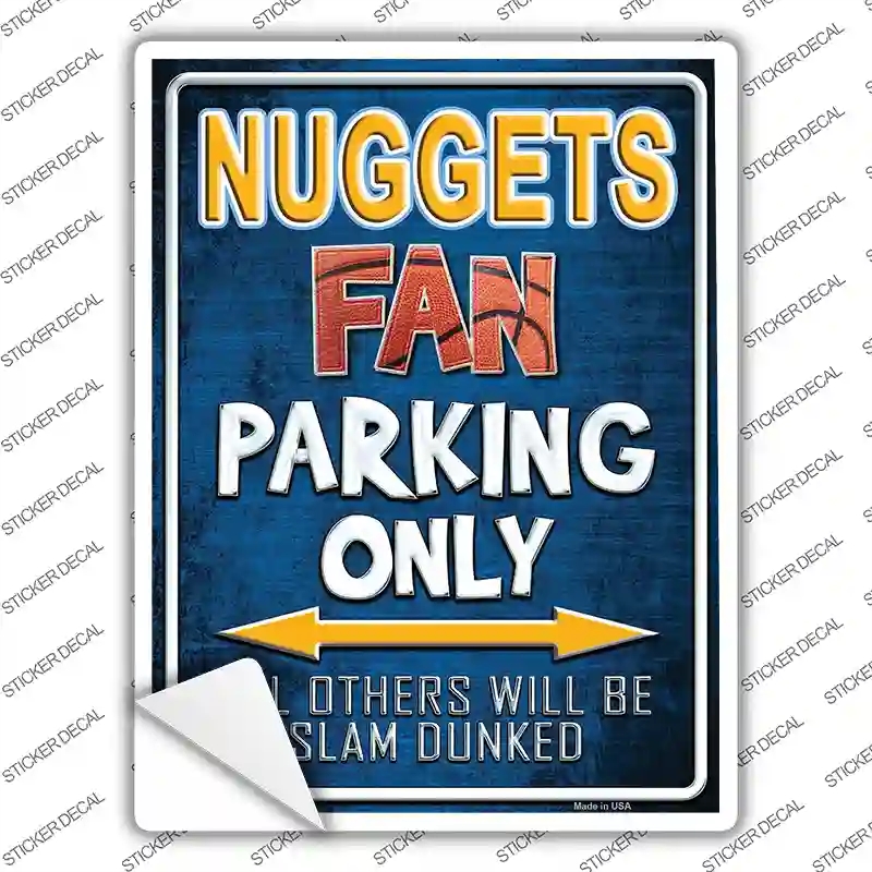 P-257s-S Nuggets Novelty Rectangle Sticker Decal, Small