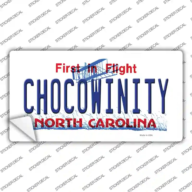 LP-11854s-L Chocowinity North Carolina Novelty Sticker Decal, Large