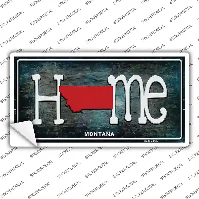 LP-12017s-S Montana Home State Outline Novelty Sticker Decal, Small
