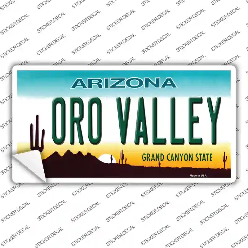 LP-12047s-S Oro Valley Arizona Novelty Sticker Decal, Small