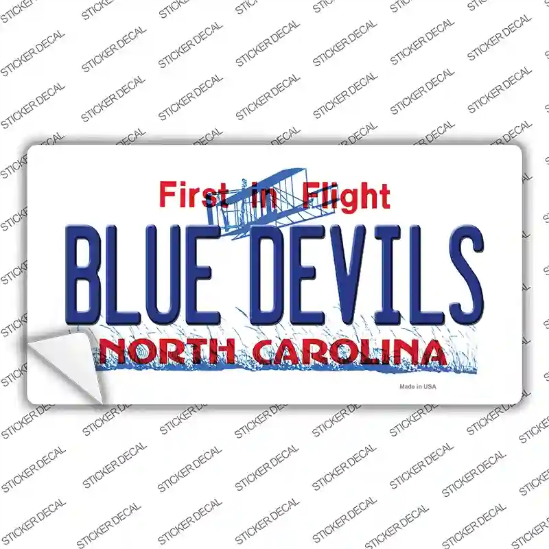 LP-12107s-S Blue Devils North Carolina State Novelty Sticker Decal, Small