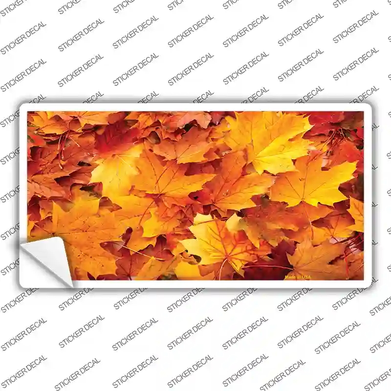 LP-8288s-L Fall Leaves Novelty Sticker Decal, Large