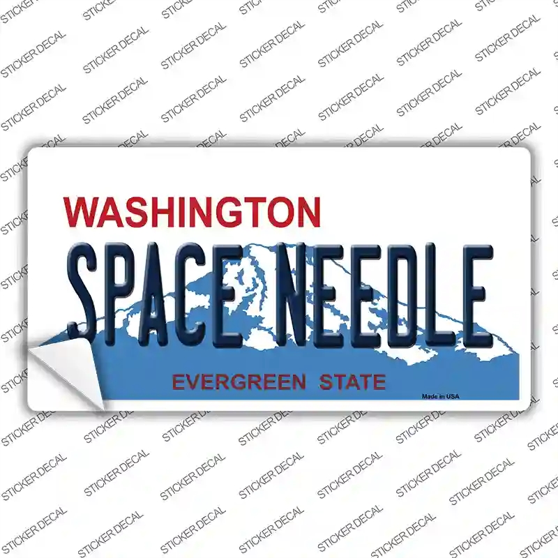 LP-8398s-L Space Needle Washington Novelty Sticker Decal, Large