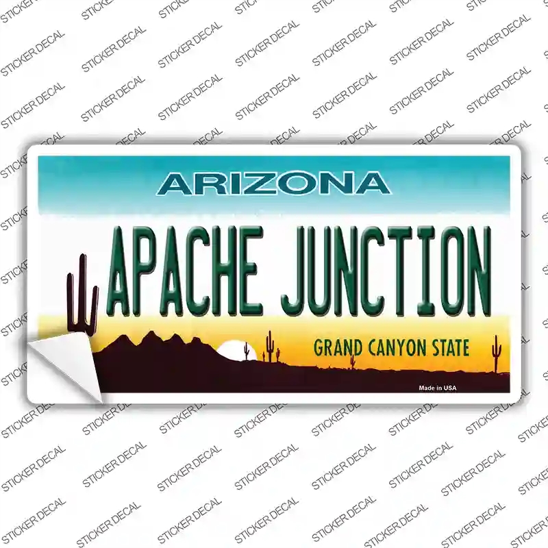 LP-8656s-S Apache Junction Arizona Novelty Sticker Decal, Small