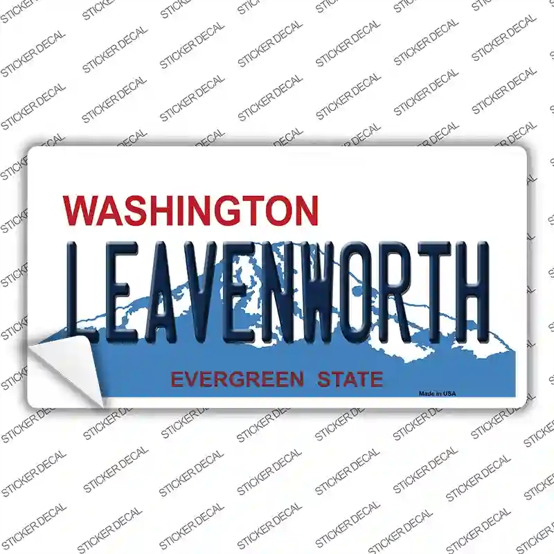 LP-8661s-S Leavenworth Washington Novelty Sticker Decal, Small