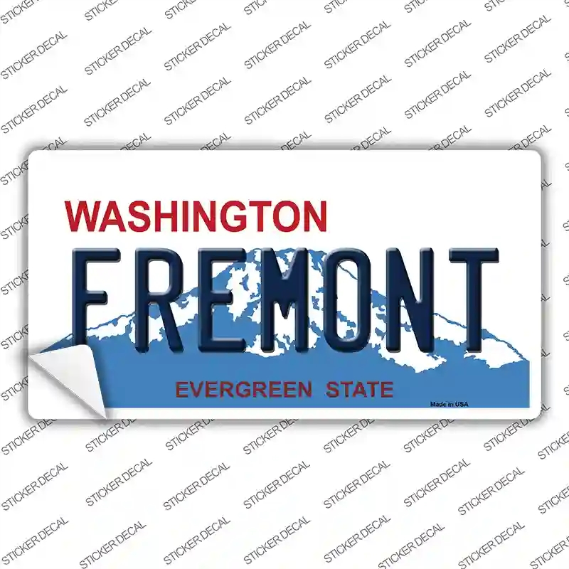 LP-8662s-S Fremont Washington Novelty Sticker Decal, Small