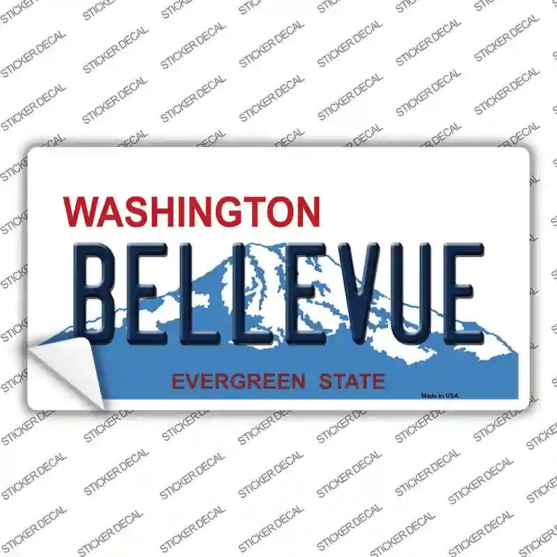 LP-8675s-L Bellevue Washington Novelty Sticker Decal, Large