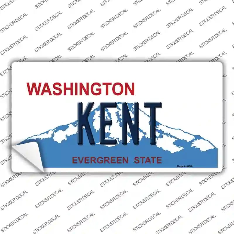 LP-8676s-L Kent Washington Novelty Sticker Decal, Large