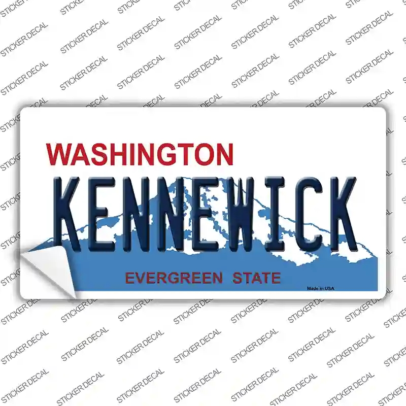 LP-8678s-XL Ken ick Washington Novelty Sticker Decal, Extra Large