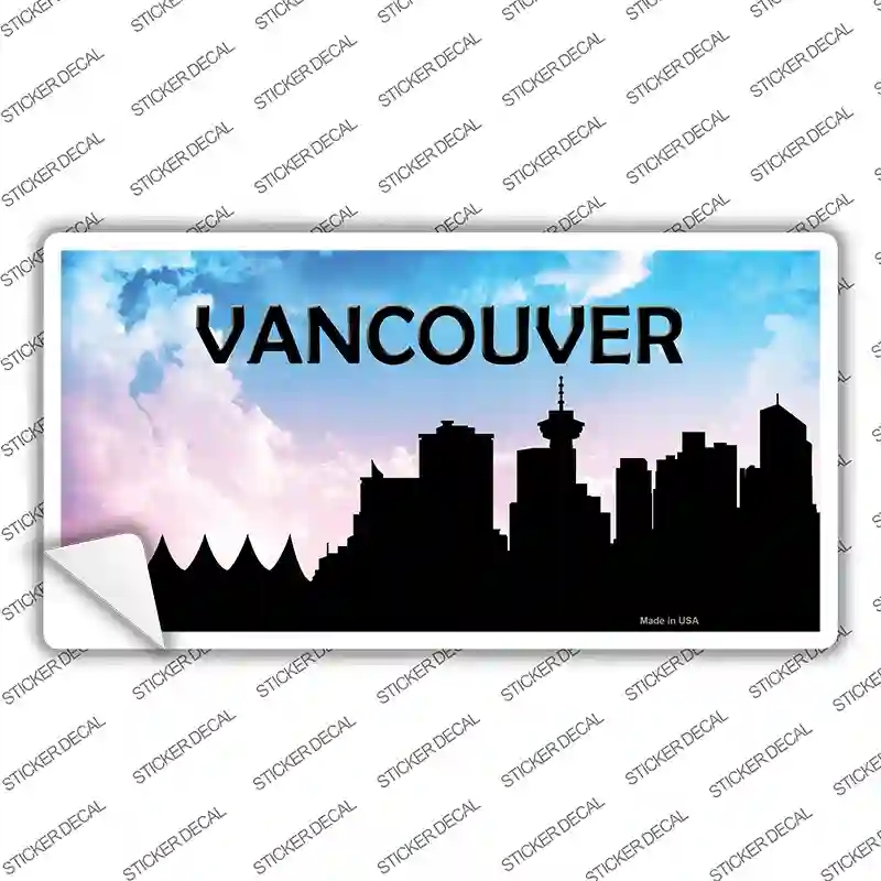LP-8732s-XL Vancouver Silhouette Novelty Sticker Decal, Extra Large