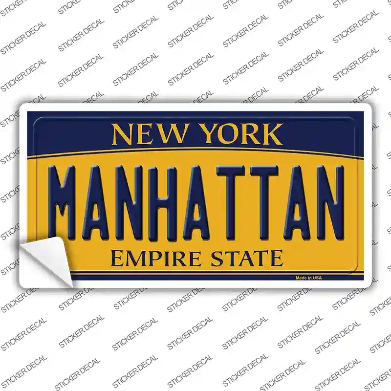 LP-8944s-S Manhattan   York Novelty Sticker Decal, Small