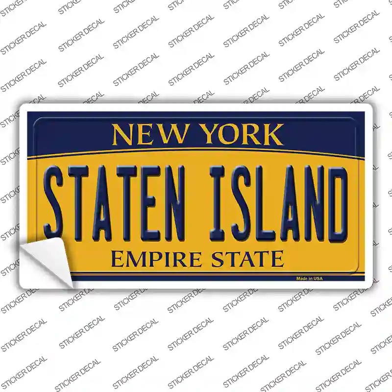 LP-8947s-S Staten Island   York Novelty Sticker Decal, Small