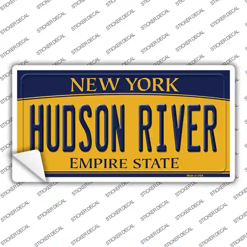 LP-8952s-S Hudson River   York Novelty Sticker Decal, Small