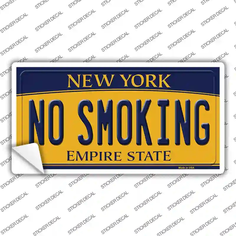 LP-8969s-S No Smoking   York Novelty Sticker Decal, Small