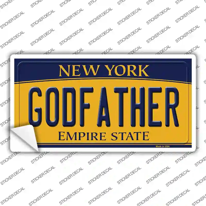 LP-8984s-L Godfather   York Novelty Sticker Decal, Large
