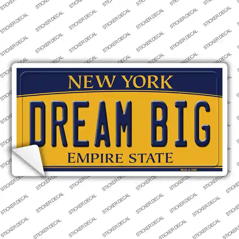 LP-8996s-S Dream Big   York Novelty Sticker Decal, Small
