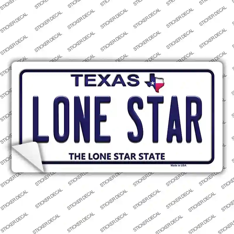 LP-9356s-S Lone Star Texas Novelty Sticker Decal, Small