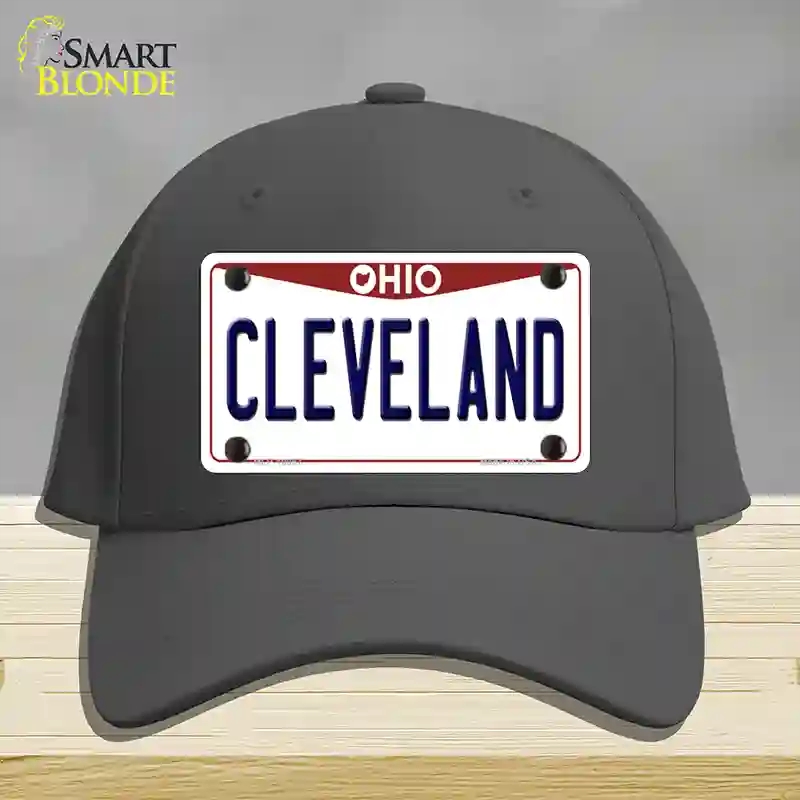 HAT04-MLP-10067 Cleveland Ohio Novelty License Plate Hat, Cotton - Charcoal