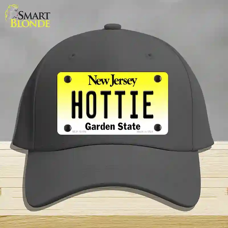 HAT04-MLP-10159 Hottie   Jersey Novelty License Plate Hat, Cotton - Charcoal