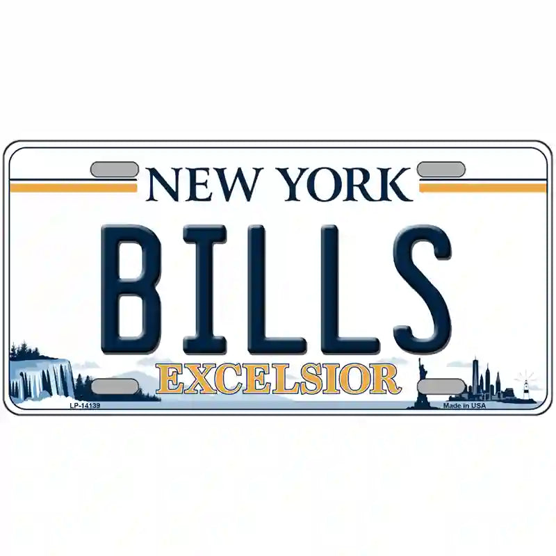 Picture of Smart Blonde LLP-14139 24 x 12 in. Bills   York Excelsior Novelty License Plate