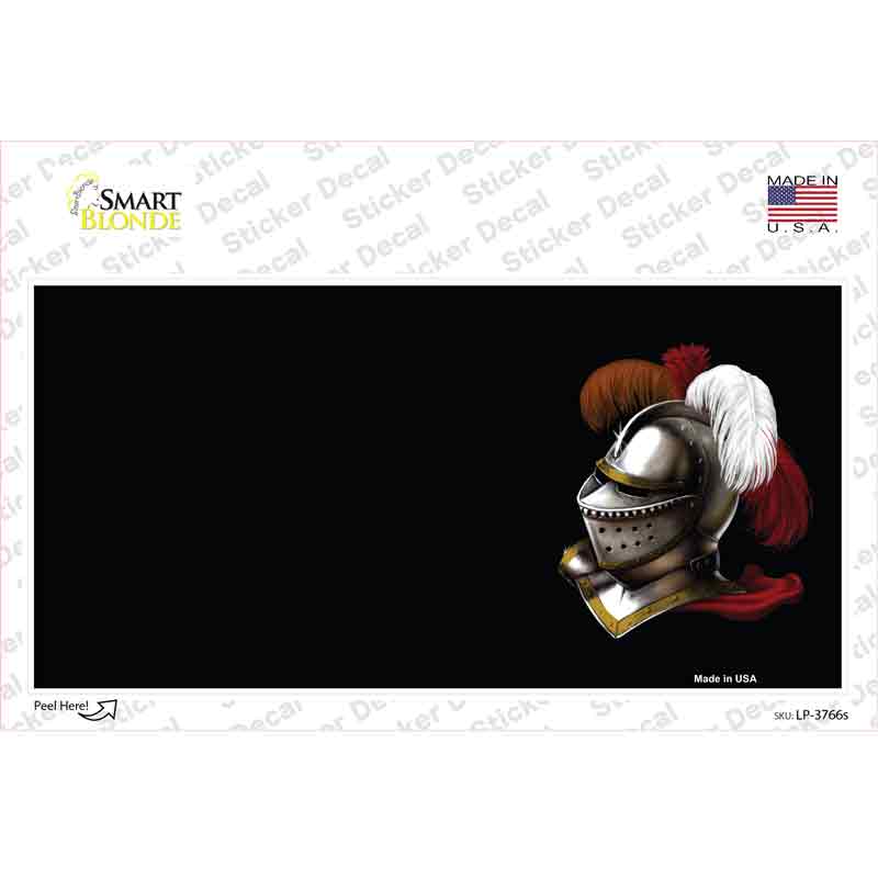 LP-3766s-M Armor Offset Novelty Sticker Decal, Medium