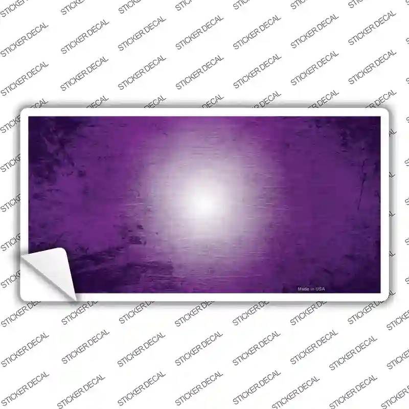 LP-3849s-S Purple & White Fade Scratched Novelty Sticker Decal, Small
