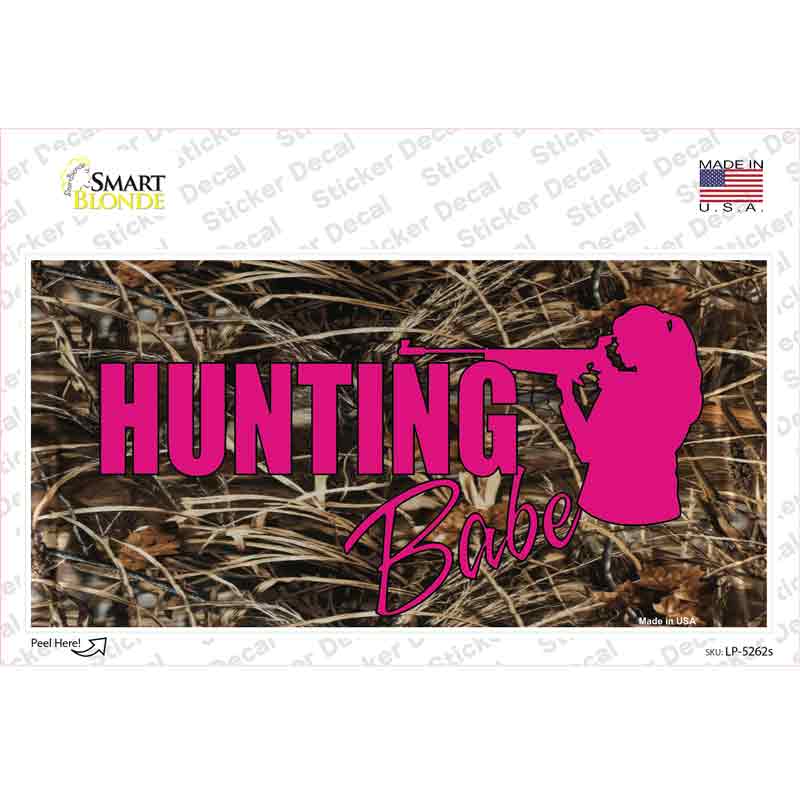 LP-5262s-M Hunting Babe Novelty Sticker Decal, Medium