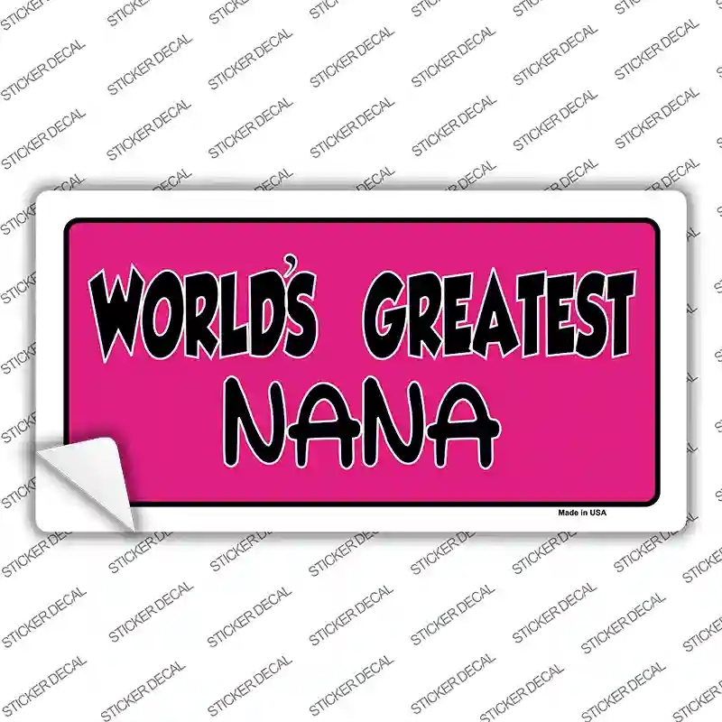 LP-5351s-L Worlds Greatest Nana Novelty Sticker Decal, Large