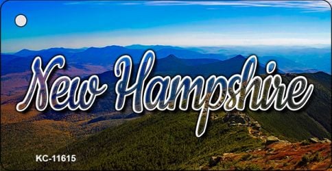 KC-11615 New Hampshire Mountain Range Key Chain