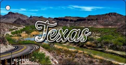 KC-11633 Texas City Lights Key Chain