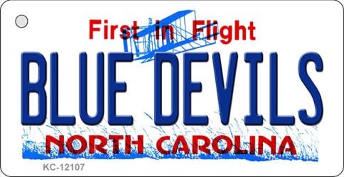 KC-12107 Blue Devils North Carolina State Novelty Metal Key Chain