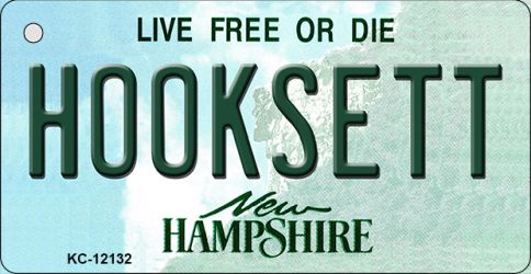 KC-12132 Hooksett New Hampshire Novelty Metal Key Chain