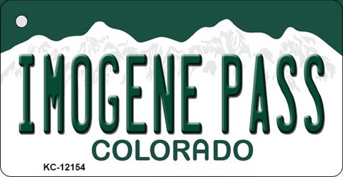 KC-12154 Imogene Pass Colorado Novelty Metal Key Chain