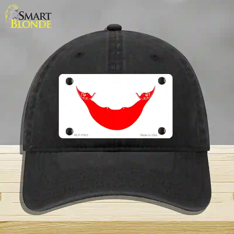 HAT07-MLP-11921 Easter Island Flag Novelty License Plate Hat, Unconstructed Cotton - Black