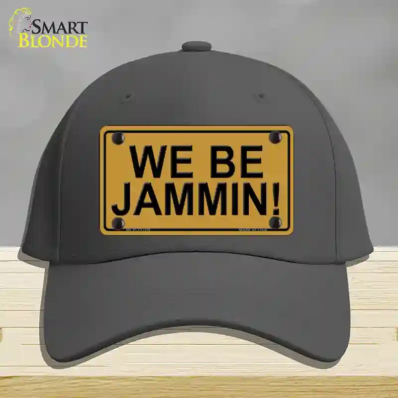 HAT04-MLP-11709 We Be Jamming Novelty License Plate Hat, Cotton - Charcoal