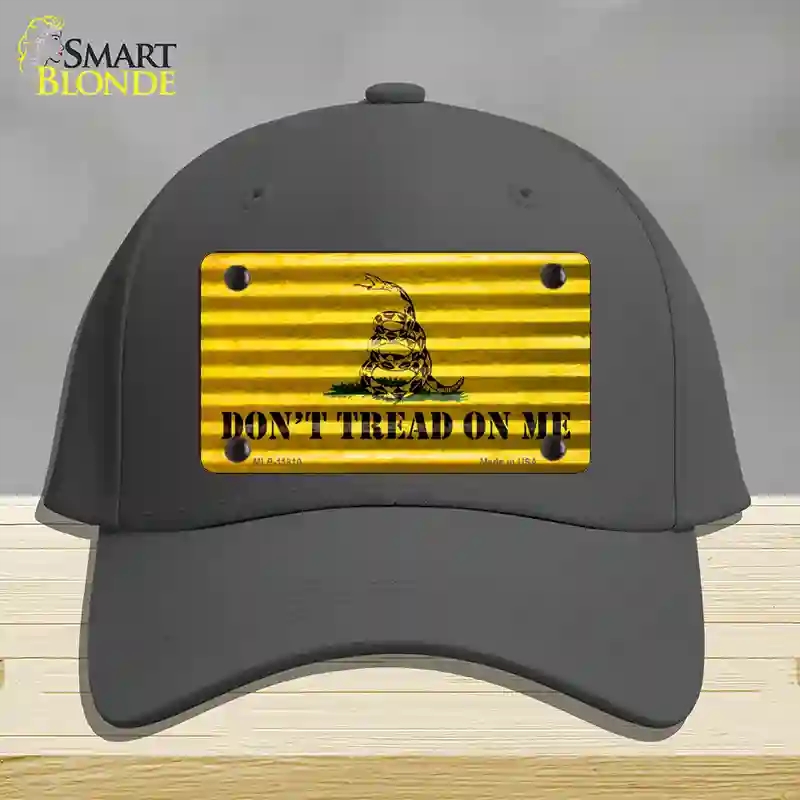 HAT04-MLP-11810 Dont Tread on Me Novelty License Plate Hat, Cotton - Charcoal