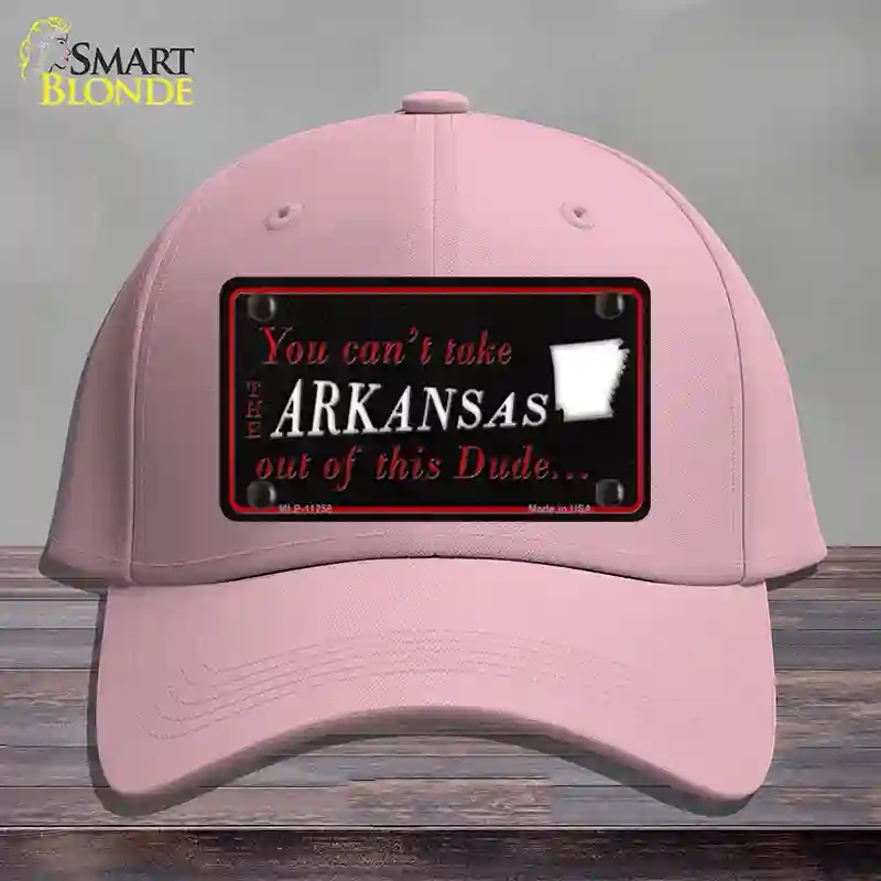 HAT05-MLP-11258 Arkansas Dude Novelty License Plate Hat, Cotton - Pink