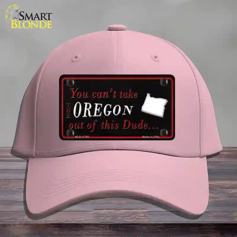 HAT05-MLP-11291 Oregon Dude Novelty License Plate Hat, Cotton - Pink