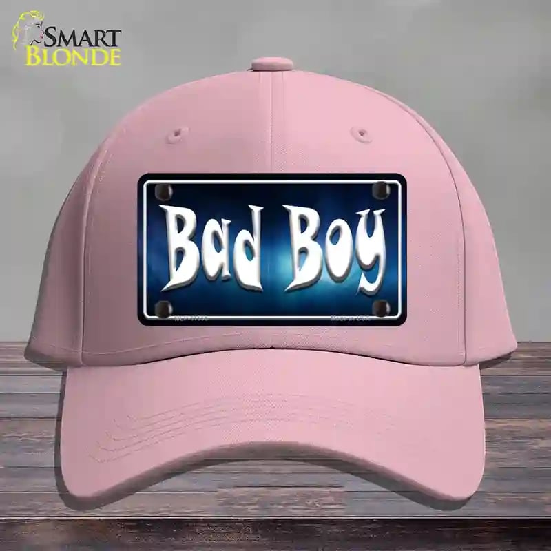 HAT05-MLP-11555 Bad Boy Novelty License Plate Hat, Cotton - Pink